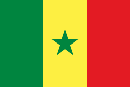 Imagem da página inicial do site sobre o Senegal