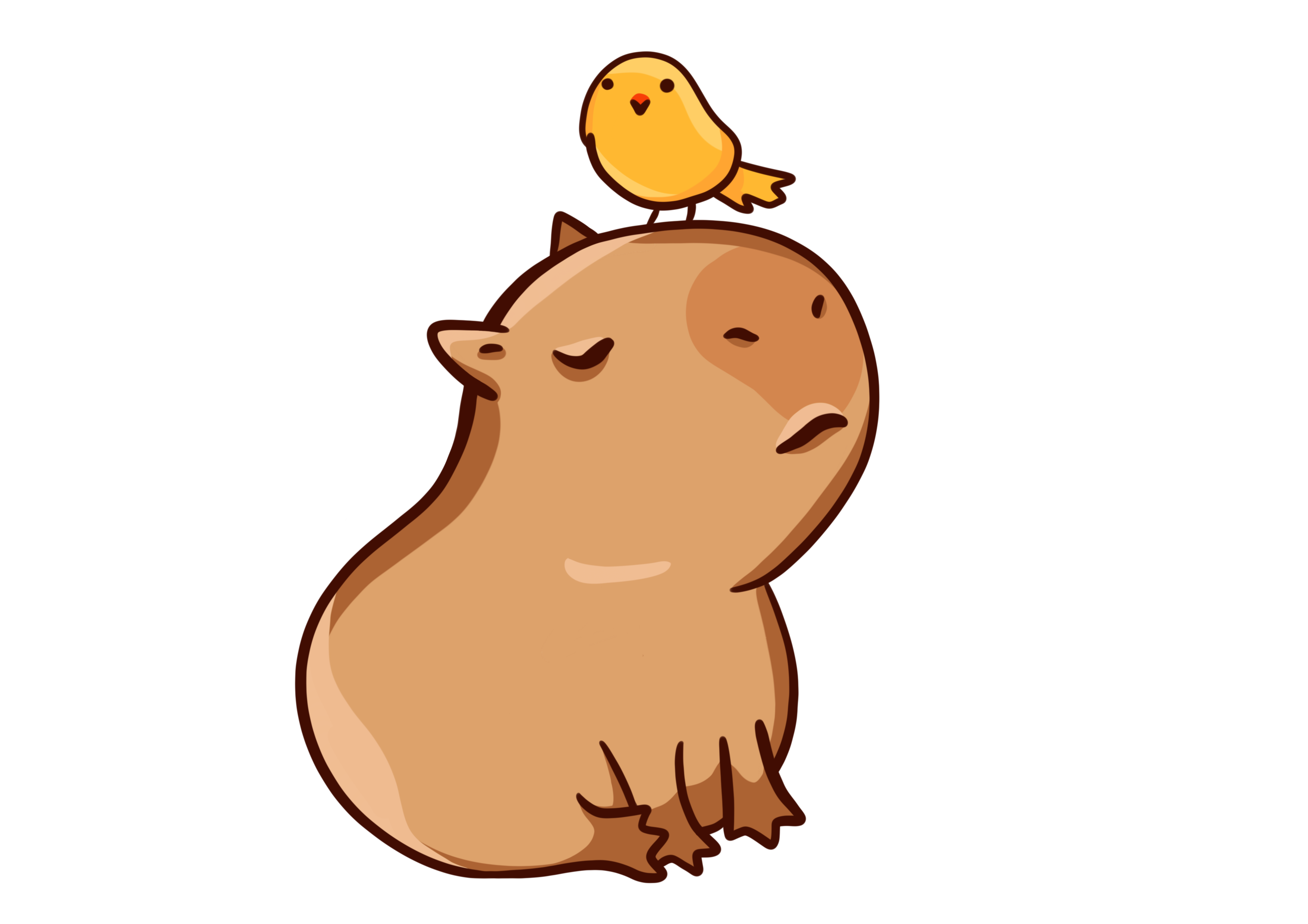 Imagem de uma capivara