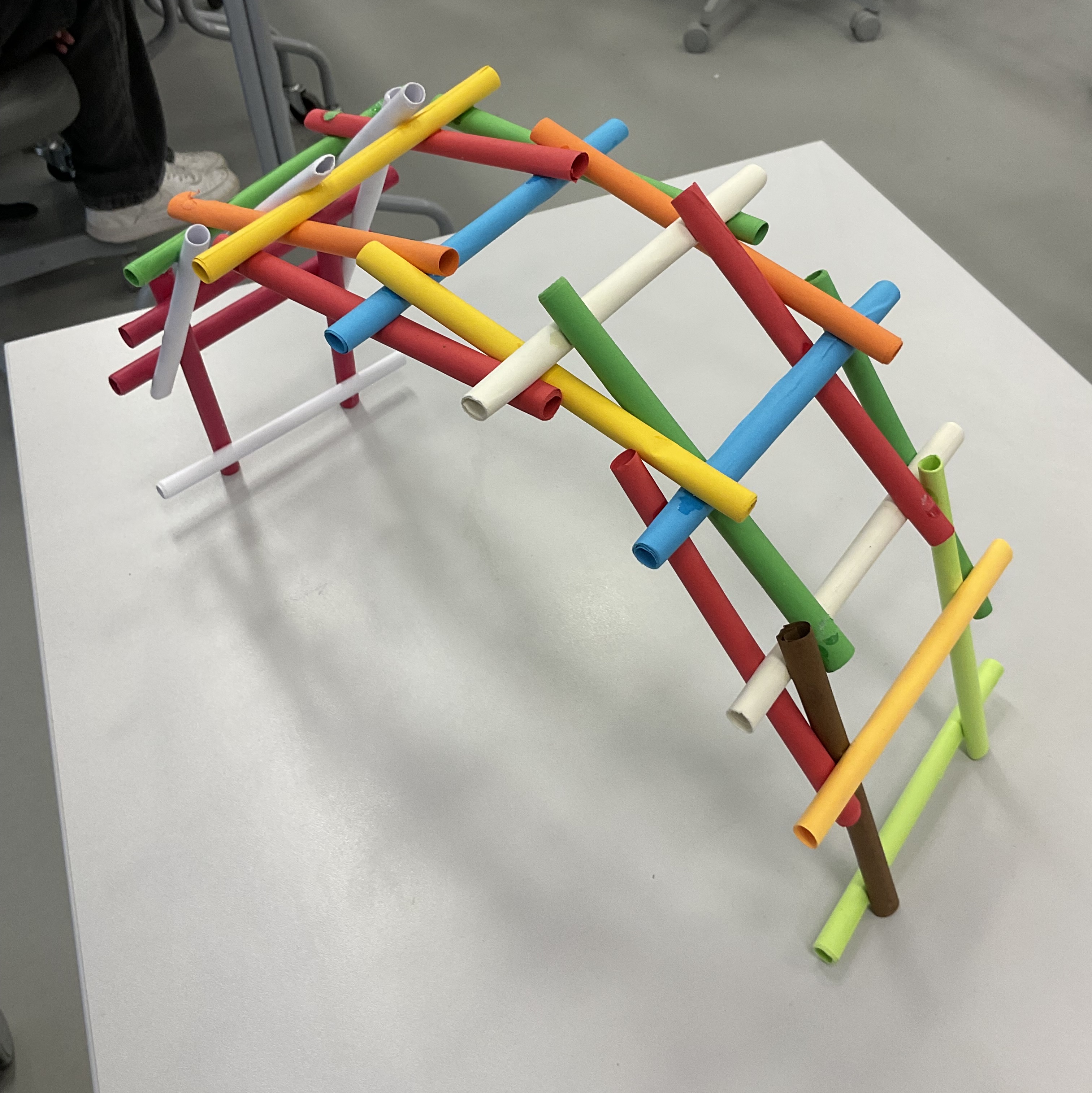 Ponte Autoportante de Da Vinci feita pelos clientes